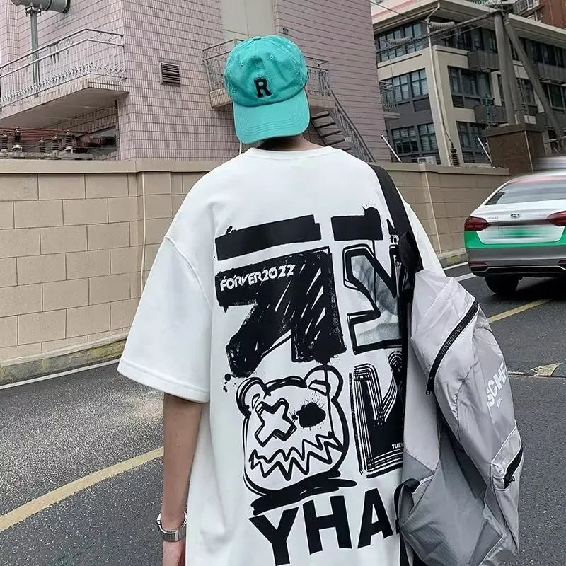Men’s Graffiti Print Graphic T-Shirt