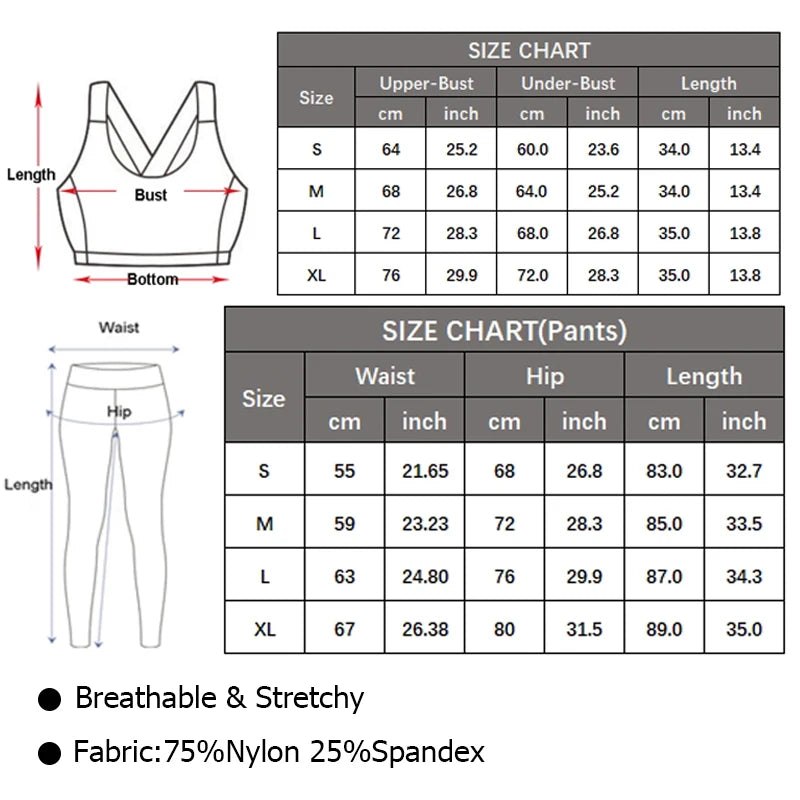 Women Two Pieces Fitness Yoga Set Buttery Soft Running Gym Suit Breathable Quick Dry Sportswear Female Strwetchy Workout Clothes 6