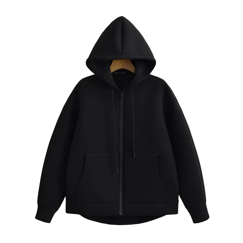 Unisex Oversized Winter Zipper Hoodie