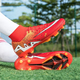 Men Soccer Shoes Outdoor Professional Training Football Boots Unisex Turf Futsal Match Soccer Cleats Grass Non-slip Breathable 2
