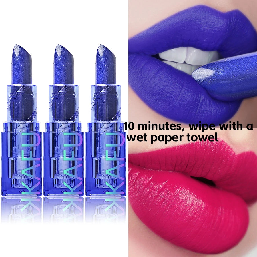 Blue Rose Enchantment: Temperature-Sensing Lipstick