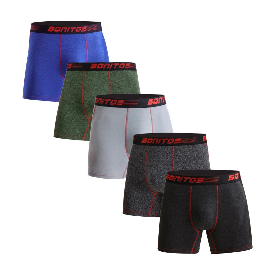 5-Piece Men’s Luxury Boxers & Briefs Collection