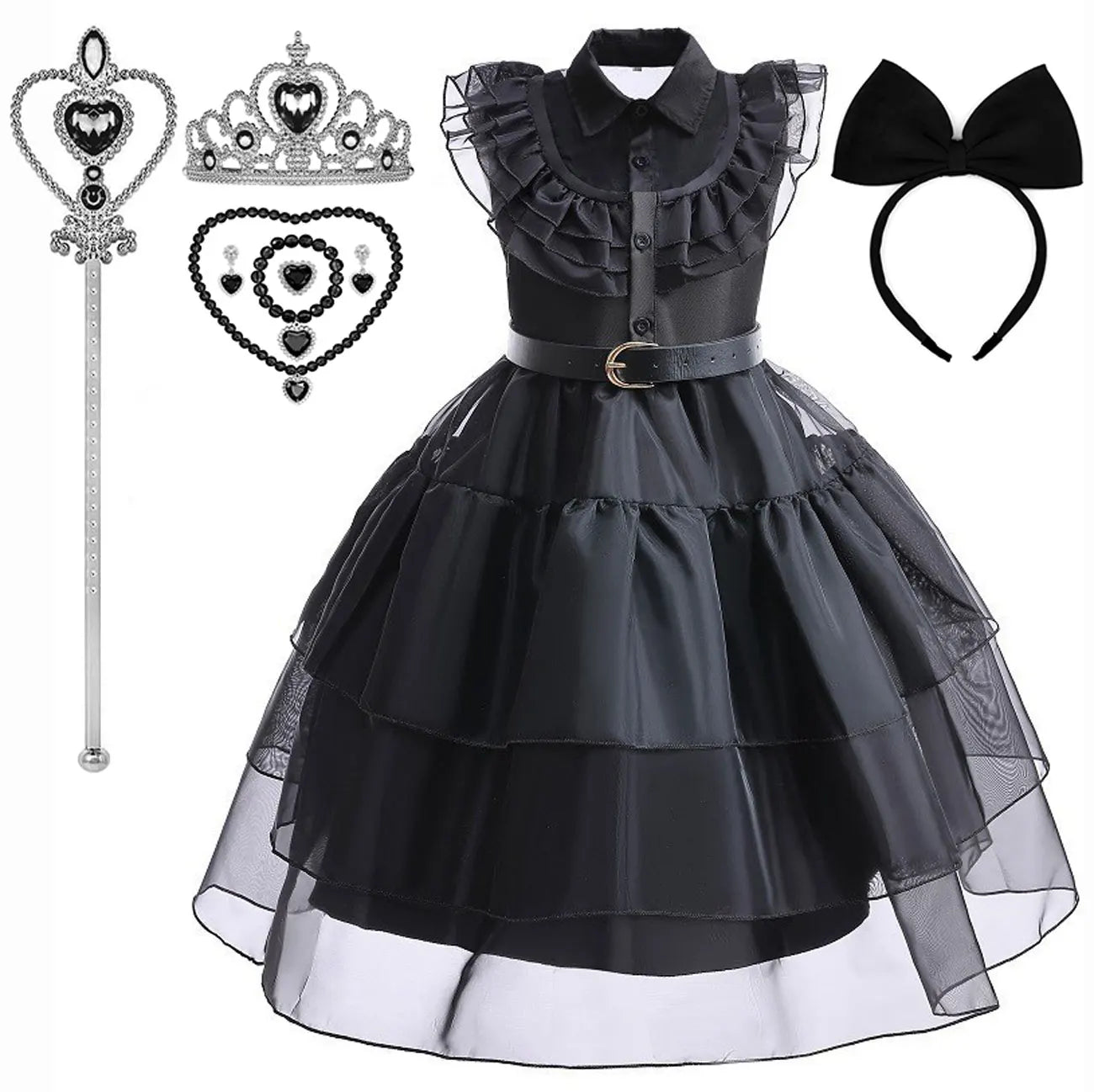 Children’s Classic Gothic Peter Pan Collar Dress