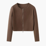 AS-woman-clothes-zipper-cardigan-Maxi-Length-long-dress-nature-fiber-brand-ribbing-fabric-clothing-Ship