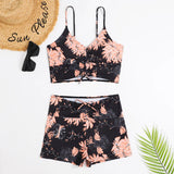 Women’s High-Waist Floral Push-Up Bikini