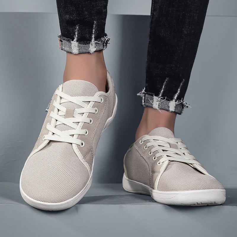 Men's Casual Shoes WideToe Flat-Sole Trainers Outdoor Oversized Men's Footwear Breathable Anti-Slip Basic StyleVersatile Pairing 5