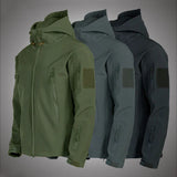 Military Shark Skin Soft Shell Jackets Men Tactical Windproof Waterproof jacket