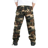 Men's Tactical Camouflage Overalls High-Quality Cotton Multi-Pocket Trousers Sports Training Casual Work Pants 3