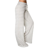 Print Sleep Bottom Women Cotton Long Pant Home Pajamas Soft Slip Summer Pants Drawstring Big Size Sexy Stripe Casual Big Size 4