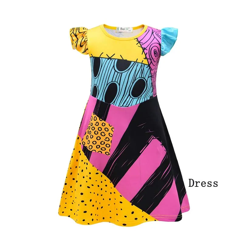 Girls' Sally Cosplay Party Dress