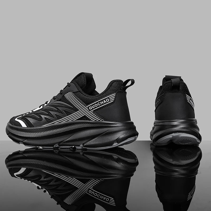 Men's Comfortable Casual Sneakers, Soft and Comfortable Upper, Fabric Lining with Cloth Insole, Breathable Lace-Up Round-Toe Sneakers for All Seasons, Sporty Style 5