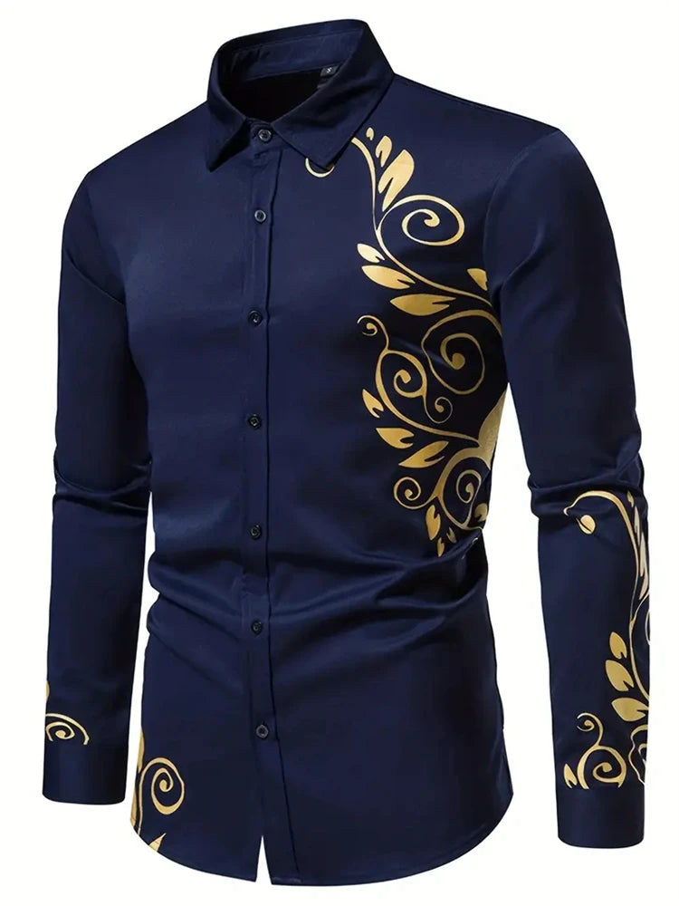 Men-s-3D-Textured-Printed-Casual-Shirt-Buttoned-Long-Sleeve-Autumn-Versatile-Lapel-Luxury-Fashion-Long