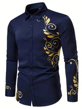 Men-s-3D-Textured-Printed-Casual-Shirt-Buttoned-Long-Sleeve-Autumn-Versatile-Lapel-Luxury-Fashion-Long