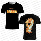 ASKARI Boxing Fighting Match Design 3D Men Fitness Short Sleeve T-shirt Breathable Mesh Sports Tees For Male Outdoor Trainning T