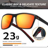 3/4 Pack New Designer Box Polarized Colorful Sunglasses for Men and Women Suitable for Driving, Fishing, Outdoor Sports UV400 4