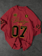 2025 Summer New Men's T-shirt casual sportswear digital sportswear outdoor street men's wear