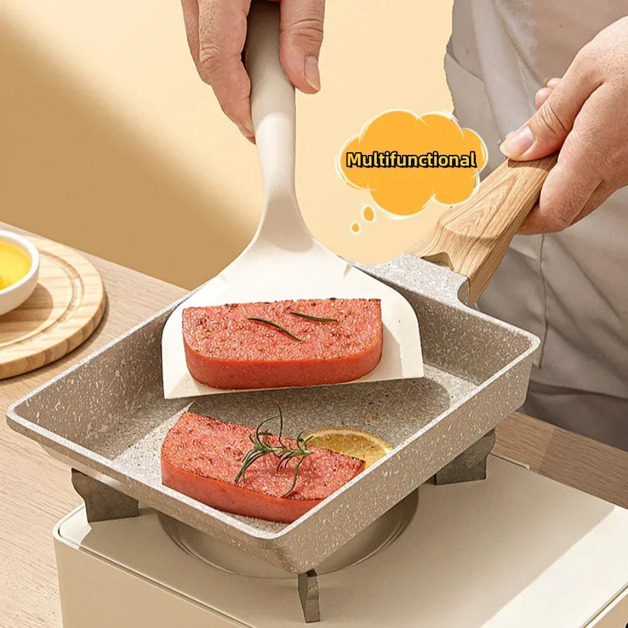 1pc silicone Heat resistant spatula household food grade non-stick Frying pan sushi steak fish pancake baking Scoop Kitchen Tool 2