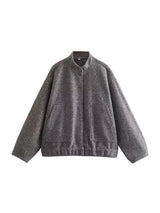 Oversized Vintage Bomber Jacket