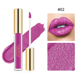 15-Color Radiant Glitter Liquid Lipstick