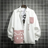 Women’s Japanese Style Cute Cat Print Blouse