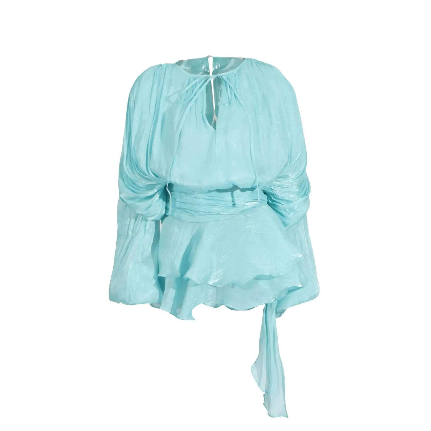 Women’s Sweet Style Lace-Up Mini Dress