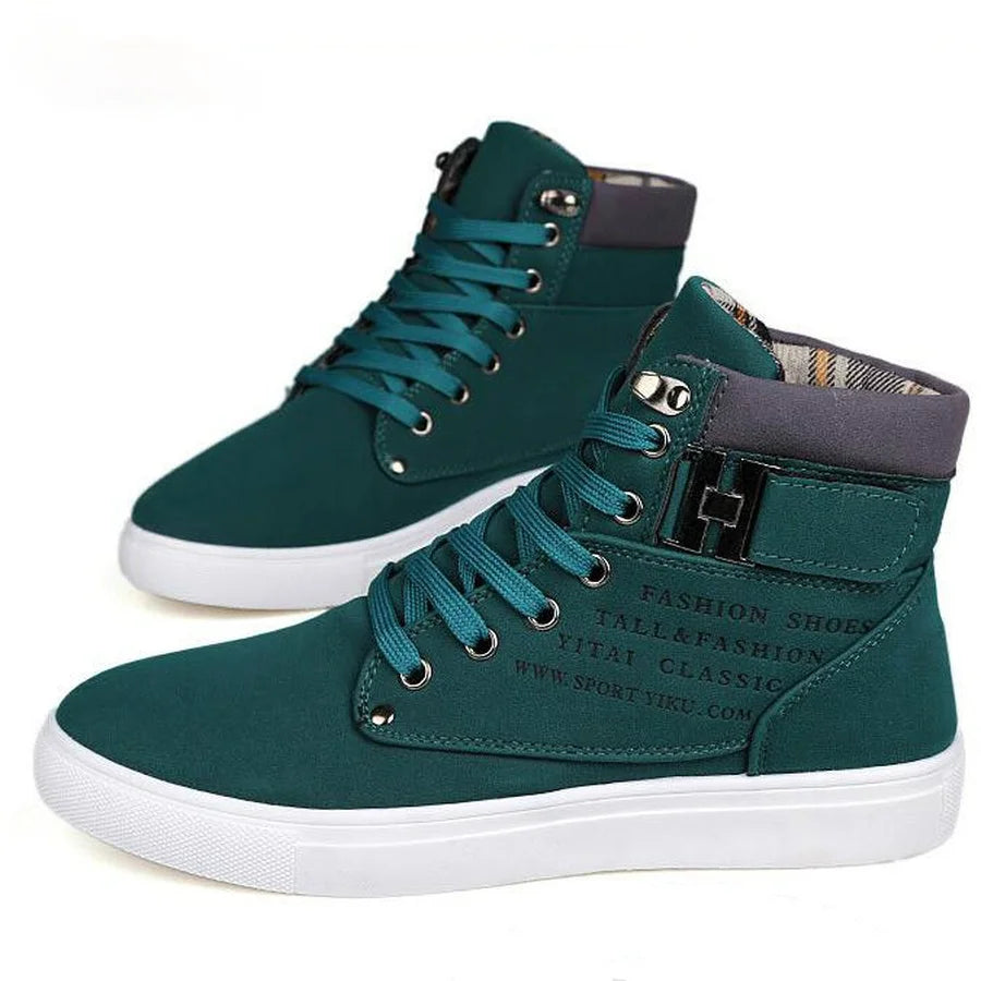 New Arrival Men's Retro High Top Sneakers | Casual Fashion Boots | Zapatillas Hombre