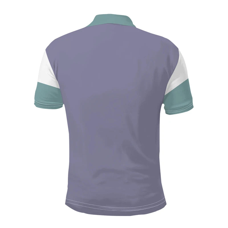 Logo Print Men Clothes Summer Lapel Polo Shirt Men Short Sleeve Casual Golf Polo Shirt . 4