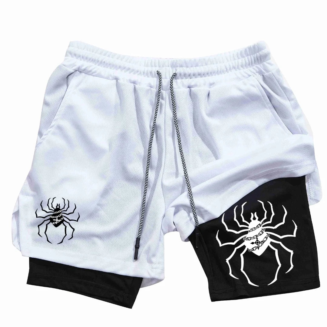 Anime-Hunter-x-Hunter-Performance-Shorts-for-Men-Breathable-Spider-Gym-Shorts-Summer-Sports-Fitness-Workout