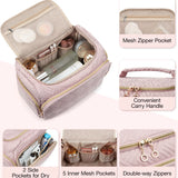 Women's Cosmetic Bag Large Capacity Travel Toiletry Bag With Handle Waterproof Storage Makeup Organizer Cases 5
