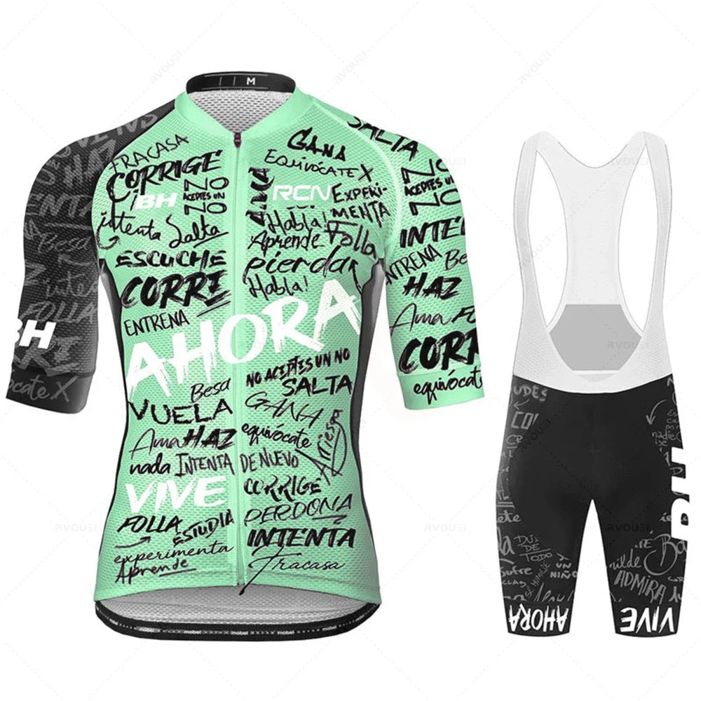 2025 New Rcn Cycling Jersey Summer Set Team Bicycle Clothing Road Bike Suit Bike Bib Shorts MTB Maillot Ciclismo Ropa Bicicleta 5