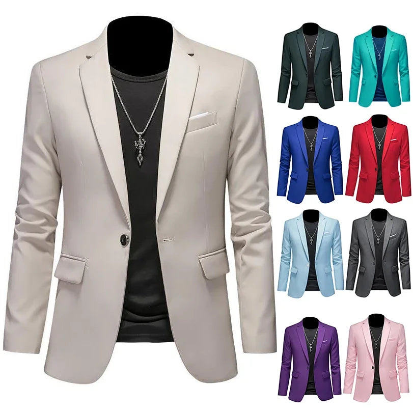 Men's Blazer Groom Wedding Gown Blazers for Men Suit Tops Jacke Coat