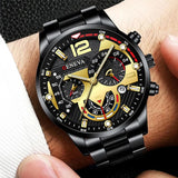 Men Business Watches Fashion Steel Band Male's Quartz Watch Relogio Masculino Reloj Hombre 2