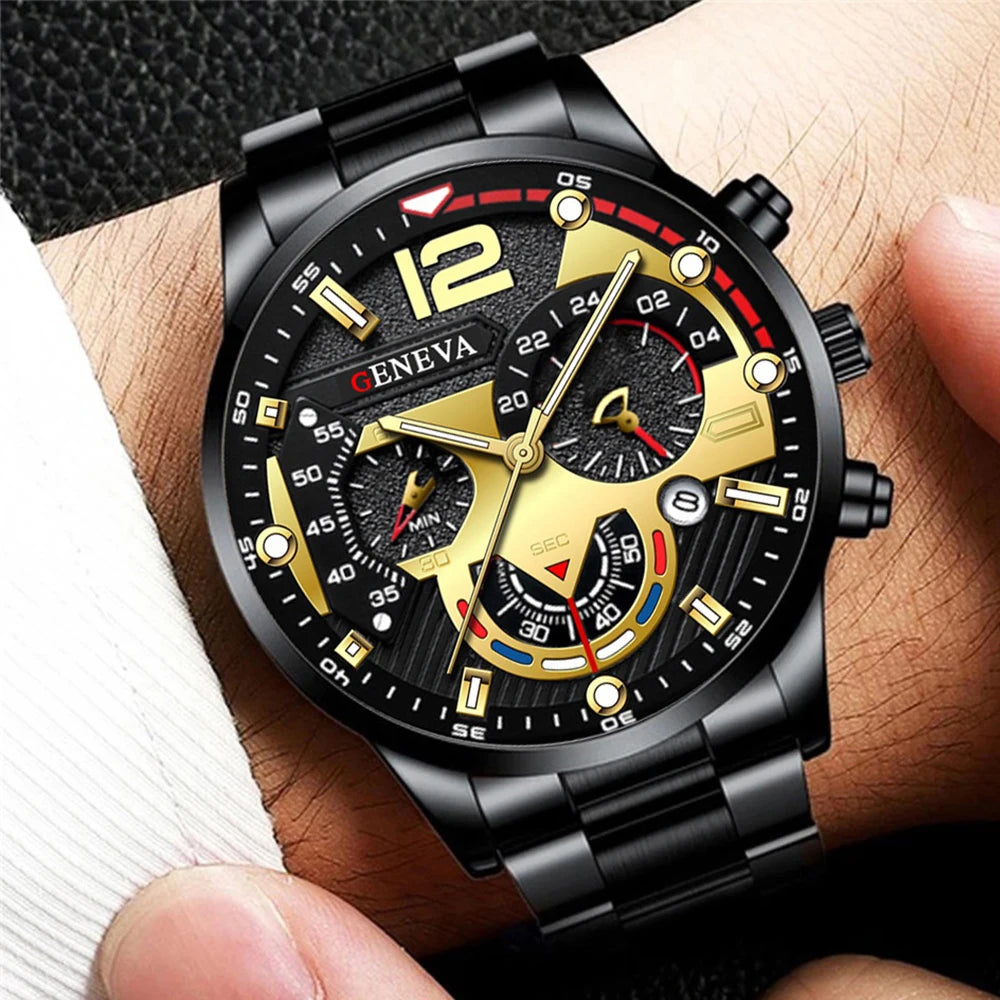 Men Business Watches Fashion Steel Band Male's Quartz Watch Relogio Masculino Reloj Hombre 2