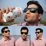 3/4 Pack New Designer Box Polarized Colorful Sunglasses for Men and Women Suitable for Driving, Fishing, Outdoor Sports UV400 3