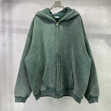 Batik fleece zippered hoodie 4