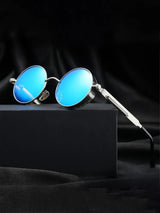 Metal Steampunk Sunglasses Men Women Fashion Round Glasses Brand Designer Vintage Sun Glasses High Quality Oculos de sol UV400 4