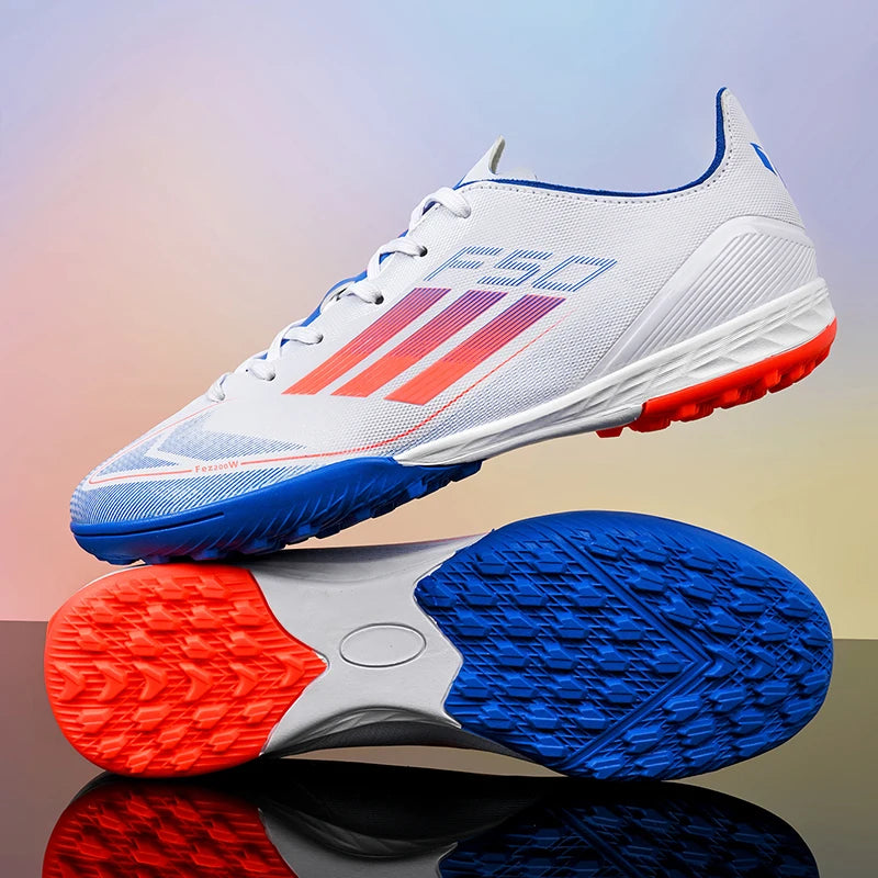 2025 Fashion Short-spike Training Soccer Shoes Low-top Leather Sneakers Youth Football Shoes Cross-border high-quality