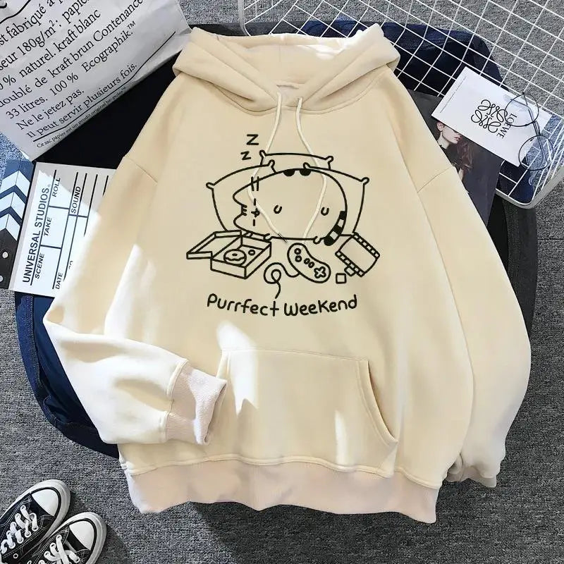 Kawaii Cat Ears Oversized Hoodie