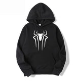 Fashion brand Men's Hoodie Casual Hoodie Sweatshirt Men's/Women's top Solid color printed spider hoodie sweatshirt