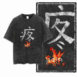 Acid-Washed Graphic Performance Tee