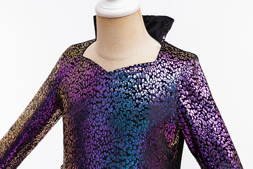 Girl Ariel Mermaid Ursula Costume Cosplay Octopus Sea Witch Black Dress Costume Halloween Costumes Birthday Party 4