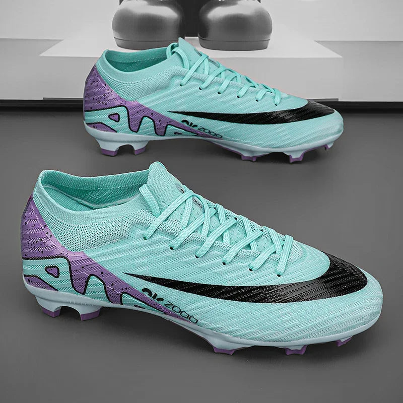 Mid-top New Men Soccer Shoes Cleats Hot-selling Non-Slip FG/TF Football Boots High-quality Match Sneakers Futsal Indoor