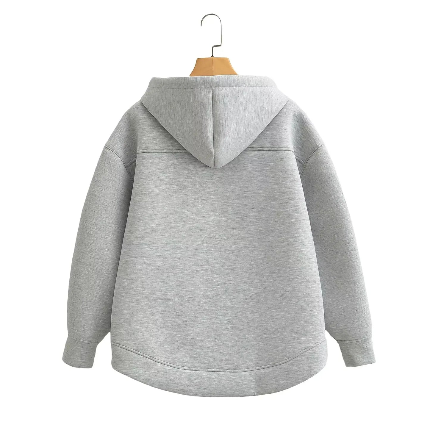 MUJER Zip up Hoodies Women Autumn Hooded Sweatshirt Woman Long Sleeve Oversized Women's Sweatshirts Zip Hoodie Women Jackets 5