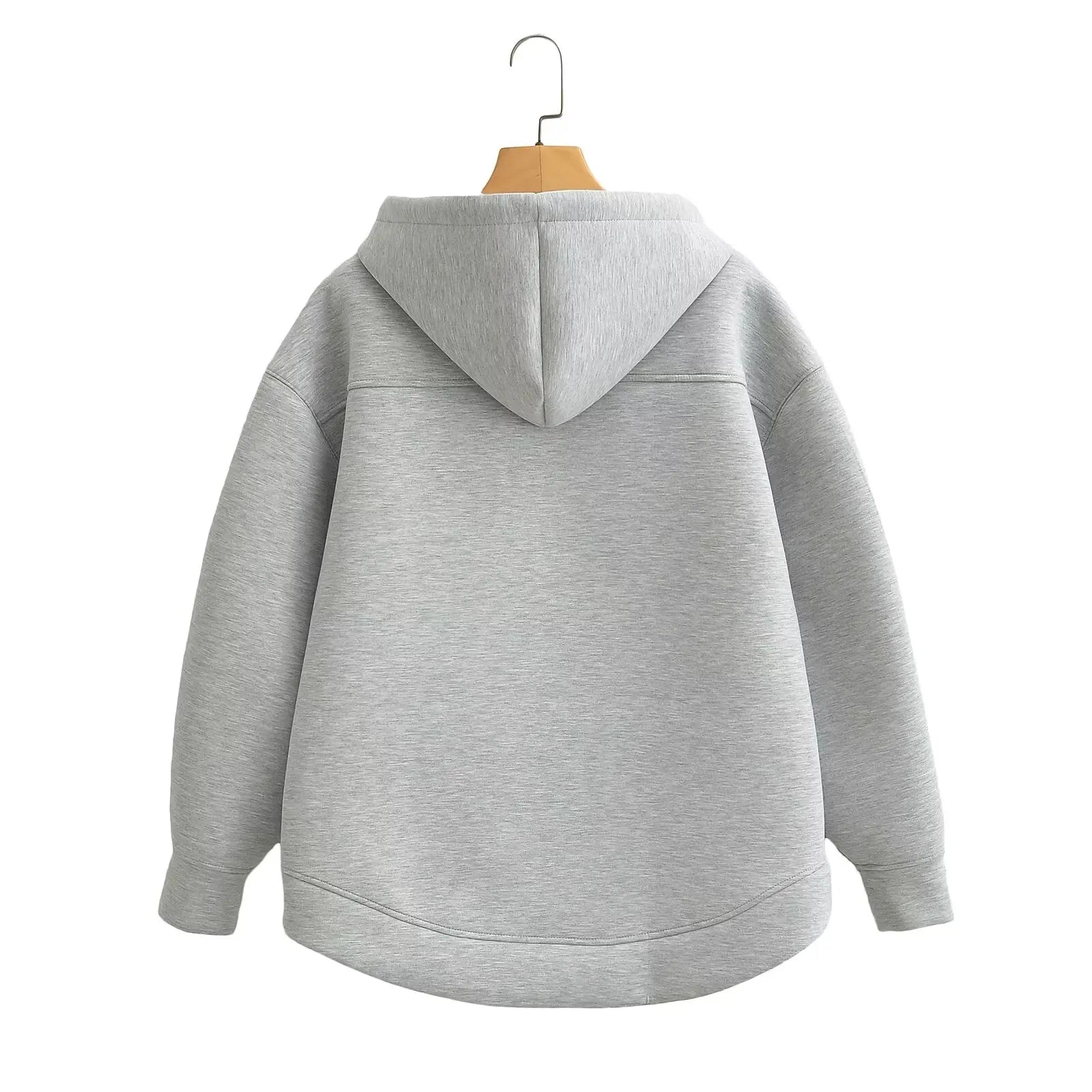MUJER Zip up Hoodies Women Autumn Hooded Sweatshirt Woman Long Sleeve Oversized Women's Sweatshirts Zip Hoodie Women Jackets 5