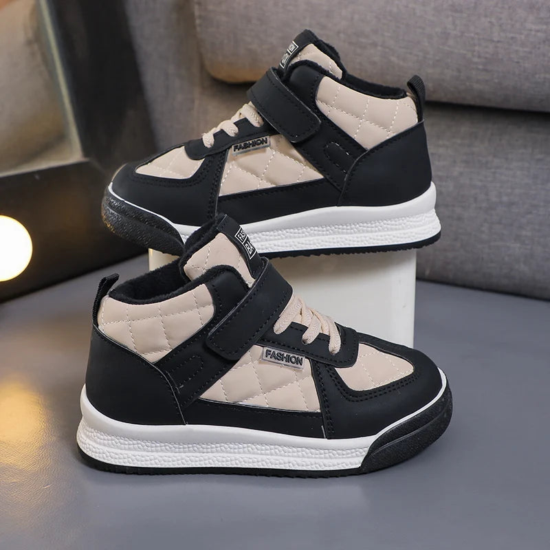 2023 Children sports Fashion shoes  winter warm walking shoes Casual sneakers for kids 2