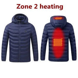 Smart USB Heated Winter Parka | 9-Zone Thermal Jacket