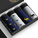 4-Pack Men’s Comfort Cotton Boxer Shorts