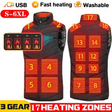 SA-Made Men’s 17-Zone Smart Electric Heated Vest