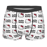 Hello Kitty Pattern Men’s Boxer Shorts