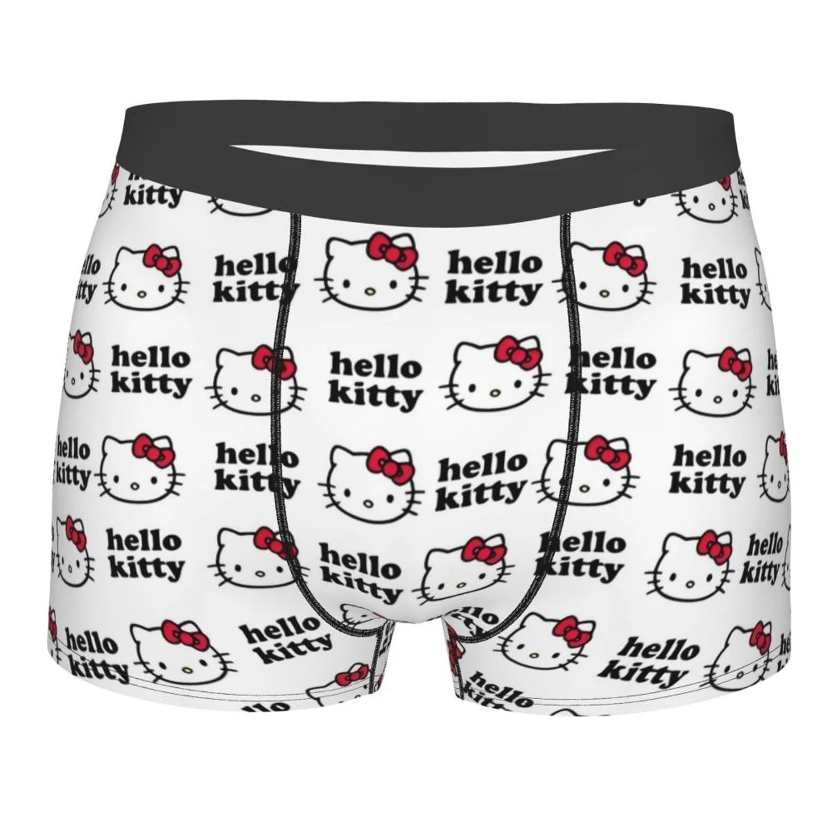 Hello Kitty Pattern Men’s Boxer Shorts